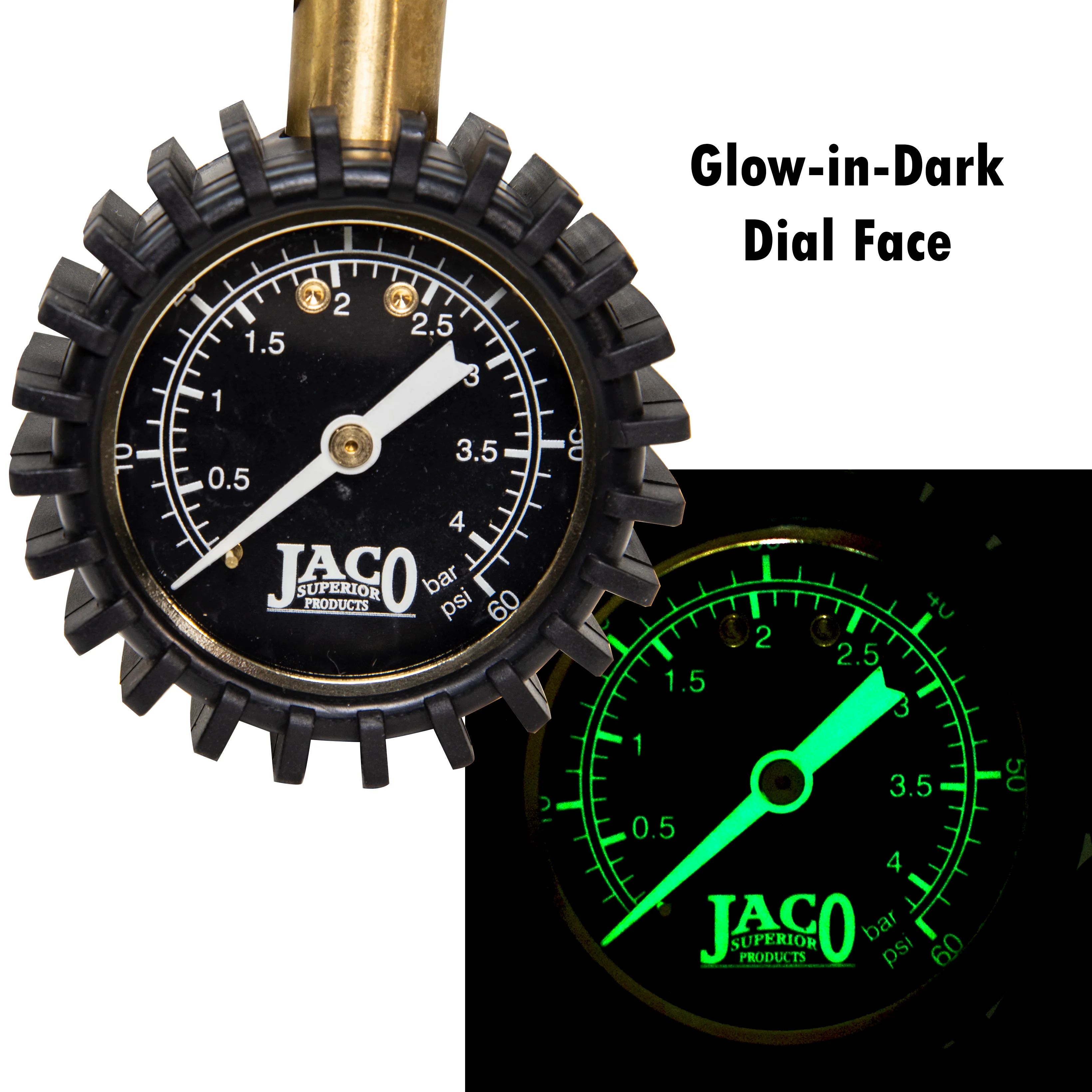 BikePro™ Presta Tire Pressure Gauge - 60 PSI | Presta & Schrader (Mountain Bikes) - Image 6