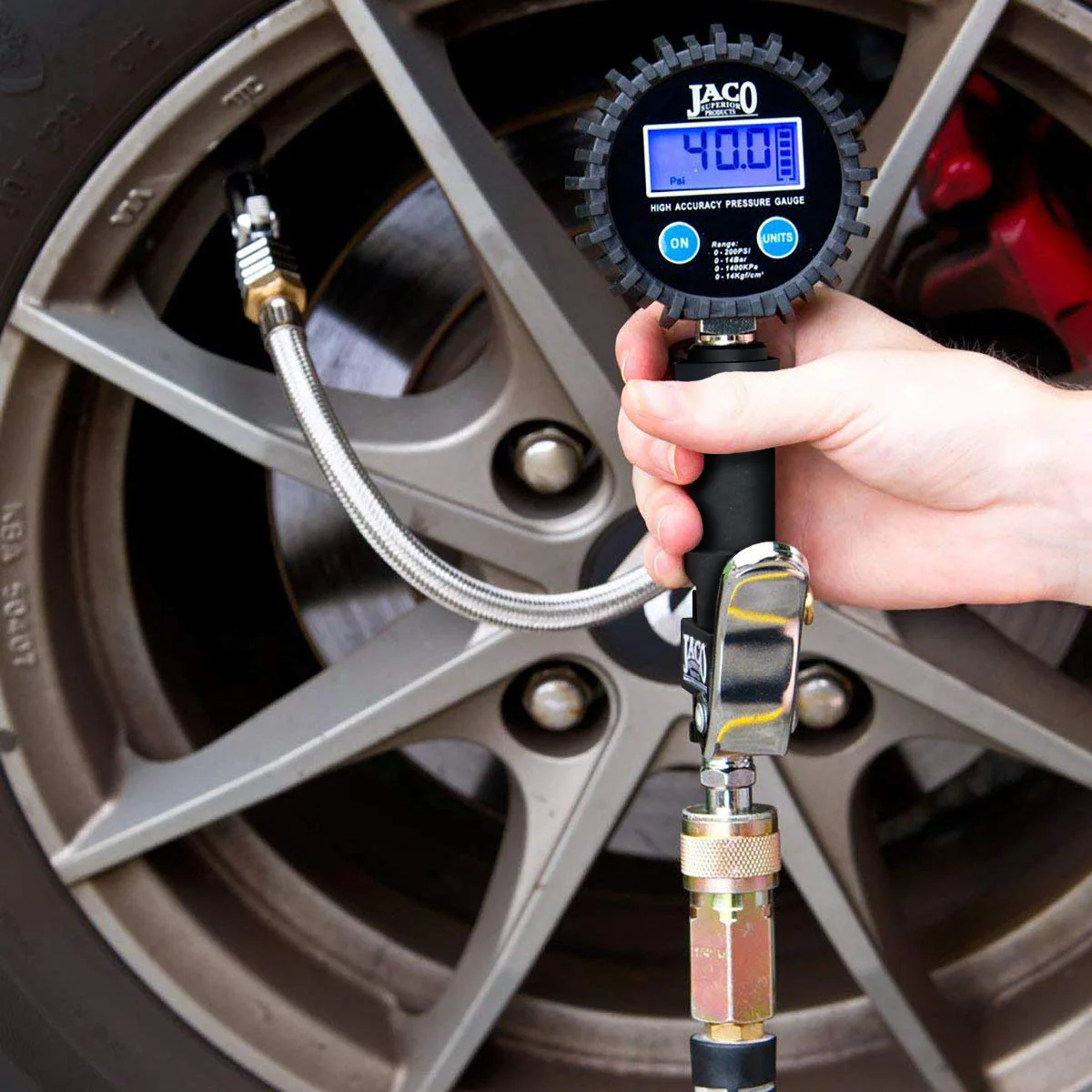 FlowPro® Digital Tire Inflator with Pressure Gauge - 200 PSI - Image 5
