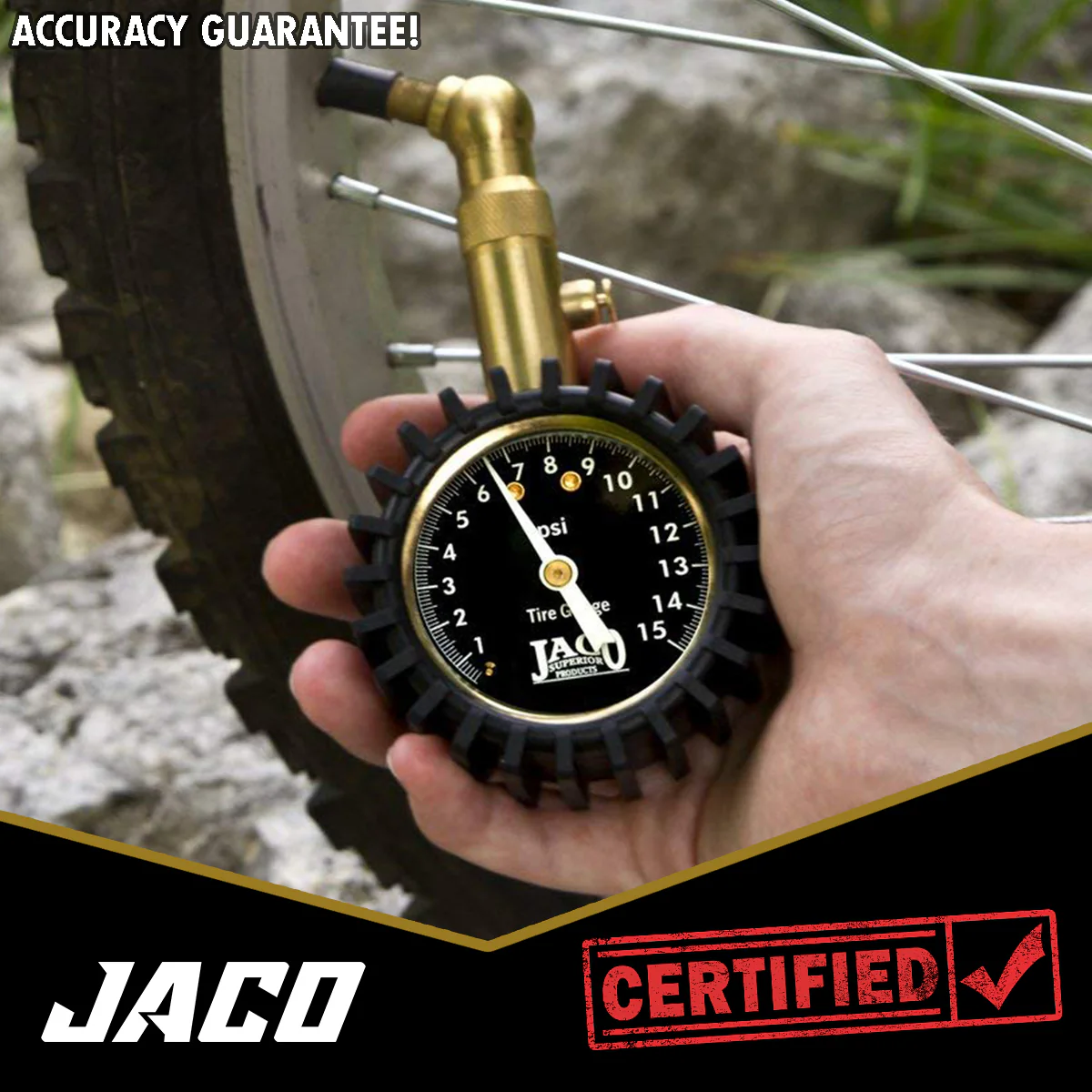 Elite® Low Pressure Tire Gauge - 15 PSI - Image 5