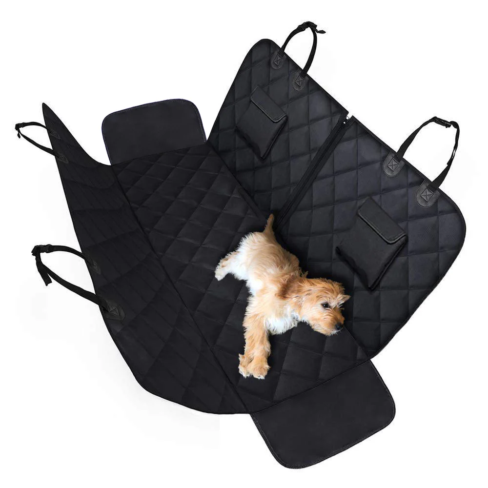ProtectPro™ Dog Car Seat Cover - Heavy Duty, Waterproof, and Scratch Proof Back Seat Protector - Travel Pet Hammock for Car, Truck, and SUV - Universal Fit - Image 7